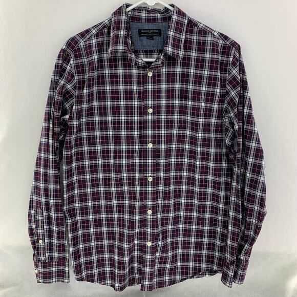 Banana Republic Long Sleeve Button Down Casual Shirt Size M - Picture 1 of 7